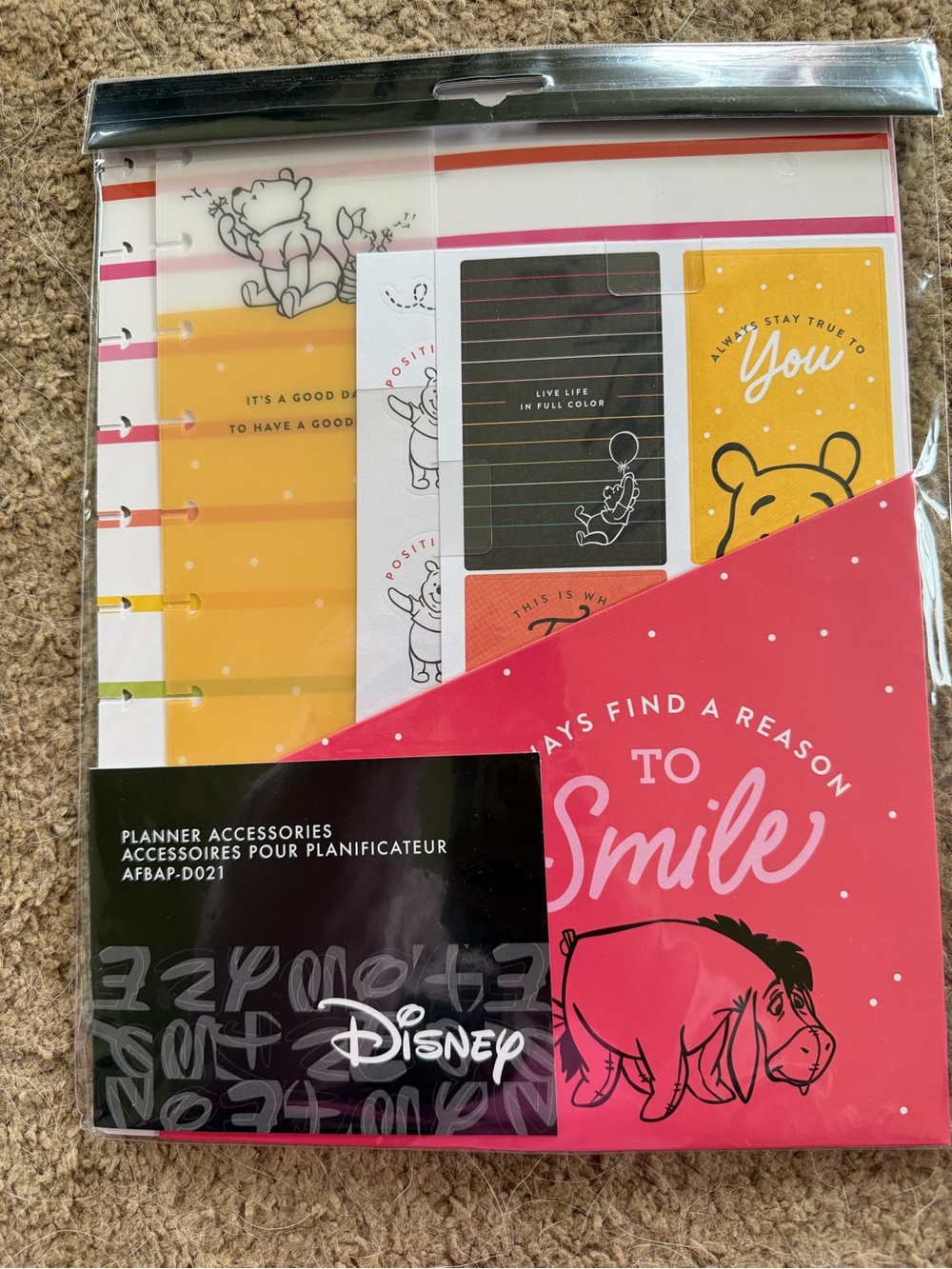 Disney Winnie the Pooh Planner Accessories Bundle